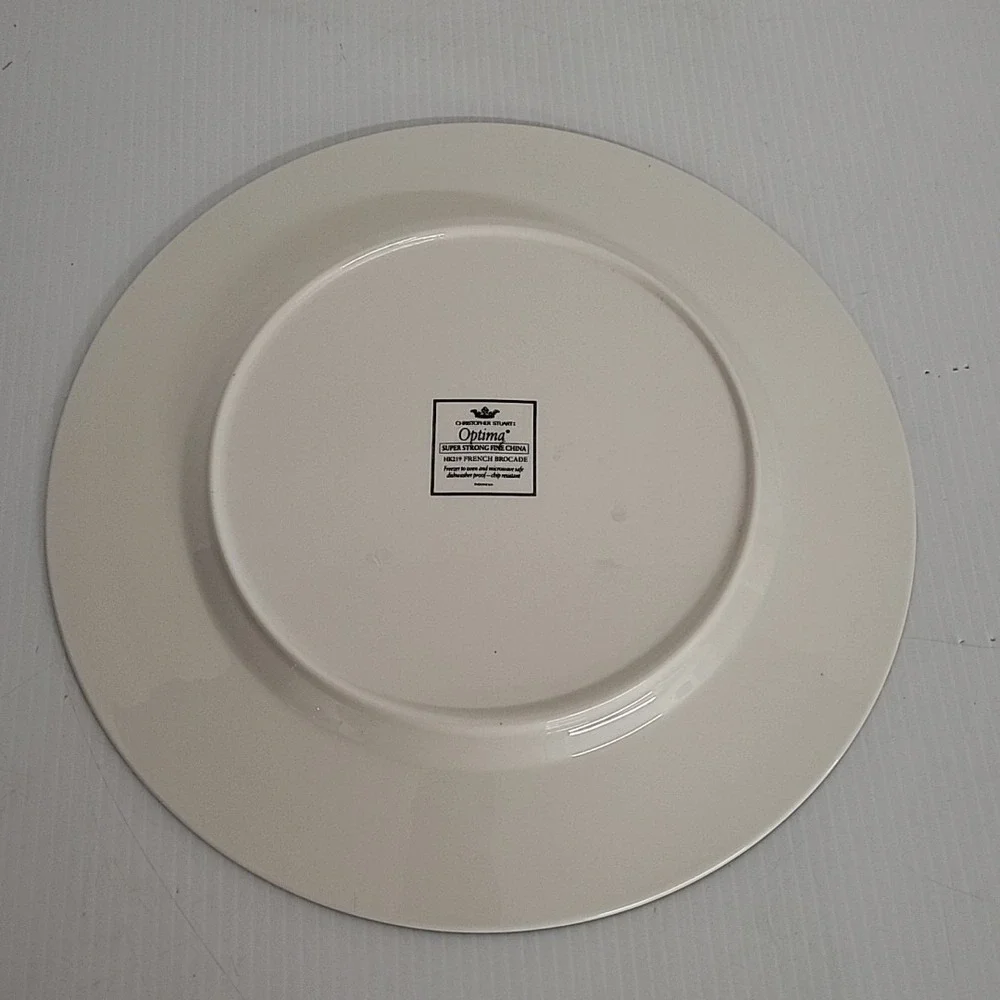 Christopher‎ Stuart FRENCH BROCADE Chop Serving Plate-12